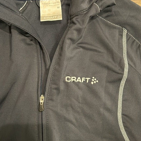 Craft Half-Zip Midlayer Women’s Medium Skiing Cross Country Cycling top Gray - Picture 3 of 4